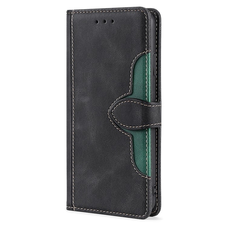 For iPhone 16 Plus Skin Feel Magnetic Buckle Leather Phone Case(Black) For iPhone 16 Plus Skin Feel Magnetic Buckle Leather Phone Case(Black)