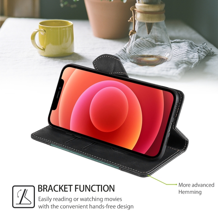 For iPhone 16 Plus Skin Feel Magnetic Buckle Leather Phone Case(Black) For iPhone 16 Plus Skin Feel Magnetic Buckle Leather Phone Case(Black)