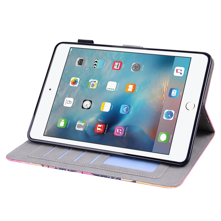 For iPad mini (2019) Horizontal Flip Leather Case, with Card Slots & Holder & Photo Frame(Datura Flowers) For iPad mini (2019) Horizontal Flip Leather Case, with Card Slots & Holder & Photo Frame(Datura Flowers)