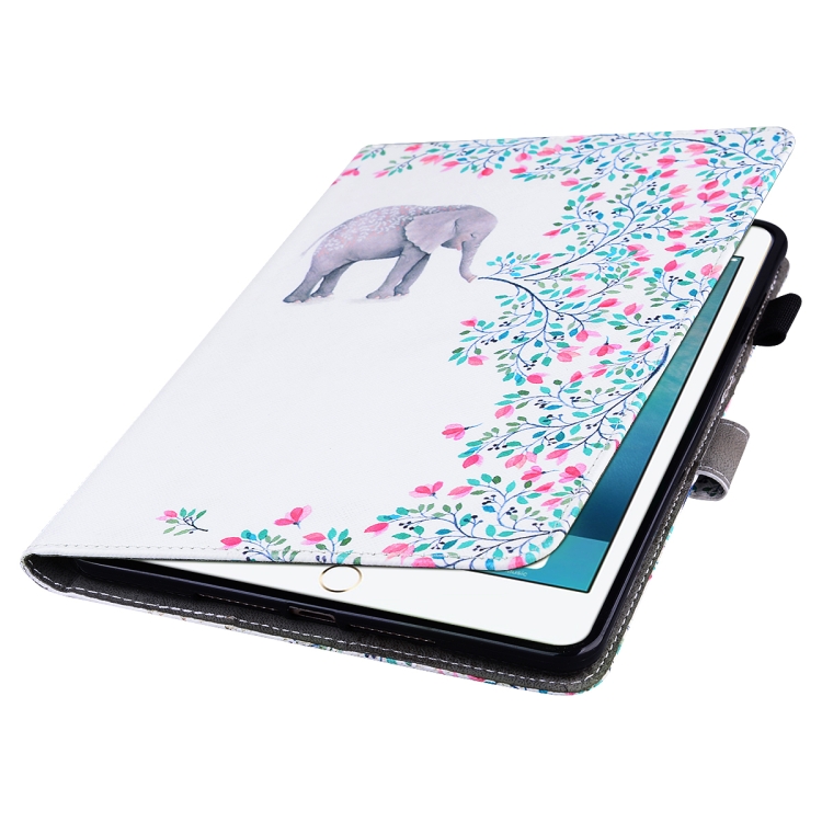 For iPad Pro 11 inch (2020) Horizontal Flip Leather Tablet Case, with Card Slots & Holder & Photo Frame(Elephant Flower) For iPad Pro 11 inch (2020) Horizontal Flip Leather Tablet Case, with Card Slots & Holder & Photo Frame(Elephant Flower)