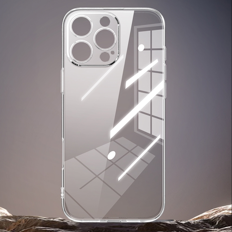 For iPhone 16 TOTU PC-1 Soft Series Precision Lens Holes TPU Phone Case(Transparent) For iPhone 16 TOTU PC-1 Soft Series Precision Lens Holes TPU Phone Case(Transparent)
