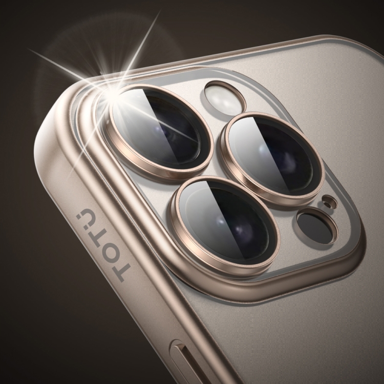 For iPhone 16 Pro TOTU PC-2 Soft Jane Series Electroplated TPU Phone Case with Lens Film(Grey) For iPhone 16 Pro TOTU PC-2 Soft Jane Series Electroplated TPU Phone Case with Lens Film(Grey)