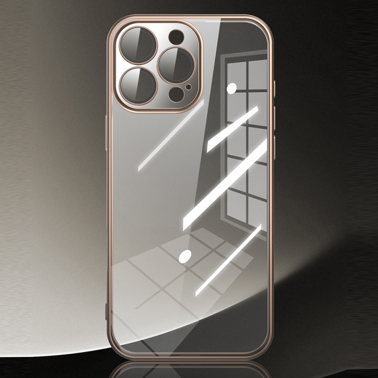 For iPhone 16 Pro TOTU PC-2 Soft Jane Series Electroplated TPU Phone Case with Lens Film(Grey) For iPhone 16 Pro TOTU PC-2 Soft Jane Series Electroplated TPU Phone Case with Lens Film(Grey)