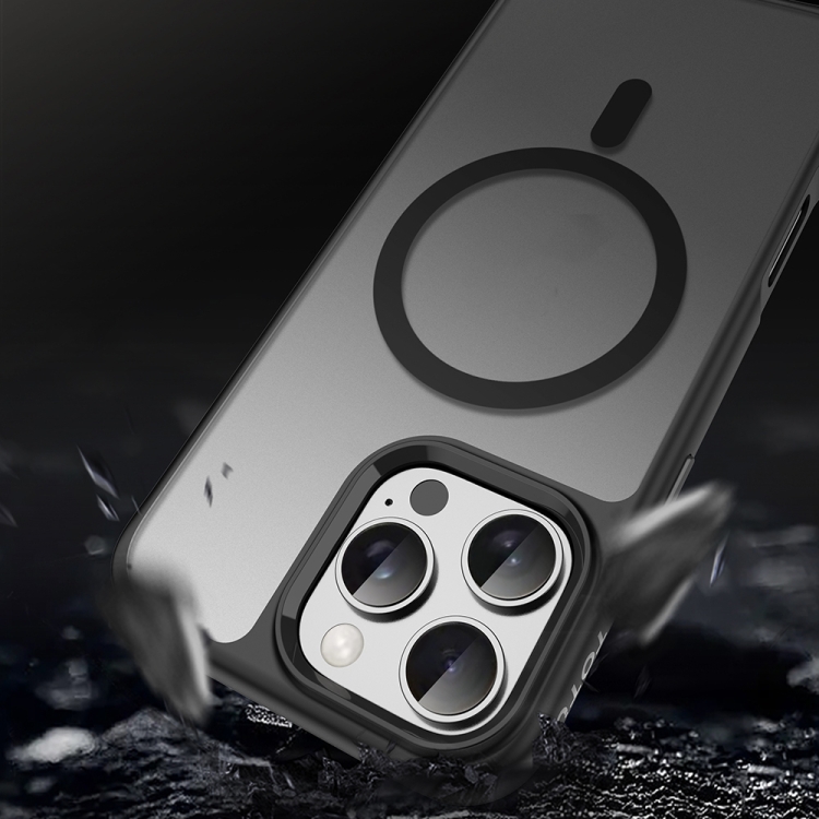 For iPhone 16 TOTU PC-7 Gold Shield Series Skin Feel MagSafe Magnetic Phone Case(White) For iPhone 16 TOTU PC-7 Gold Shield Series Skin Feel MagSafe Magnetic Phone Case(White)