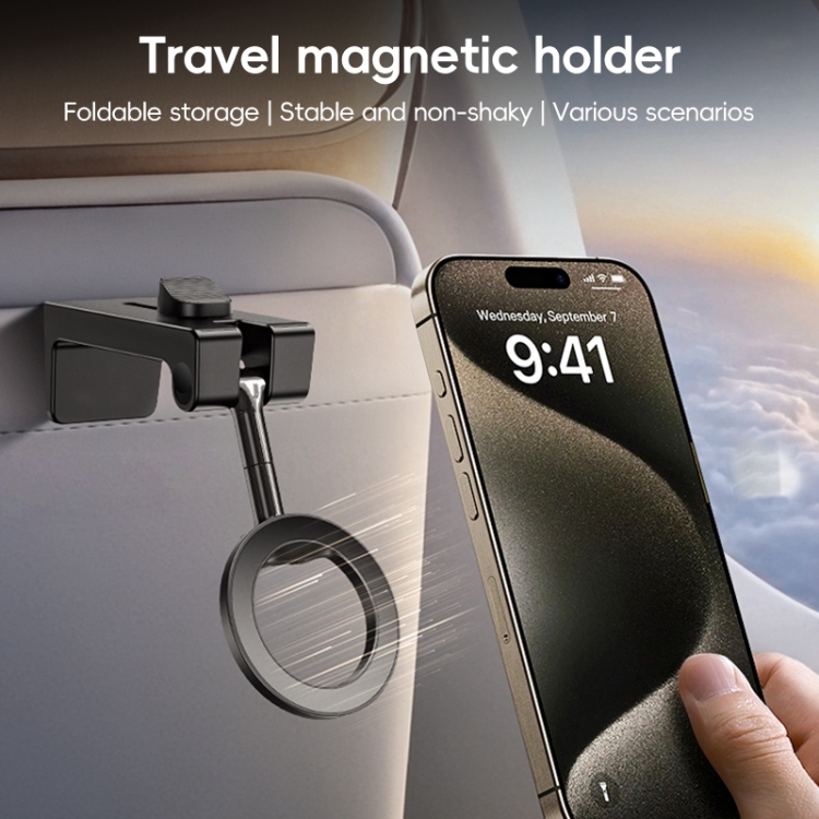 Yesido C298 Clip MagSafe Magnetic Mobile Phone Holder(Black) Yesido C298 Clip MagSafe Magnetic Mobile Phone Holder(Black)