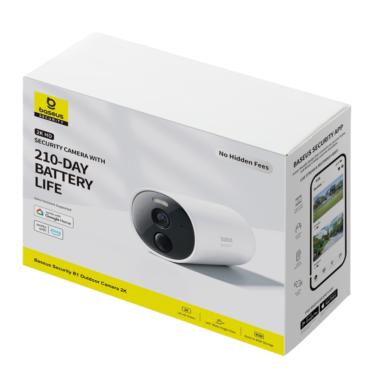 Baseus Security B1 2K Outdoor Security Camera(White) - 10