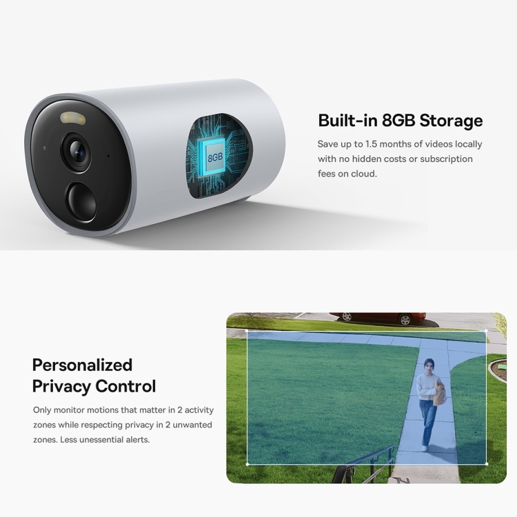 Baseus Security B1 2K Outdoor Security Camera(White) - 5