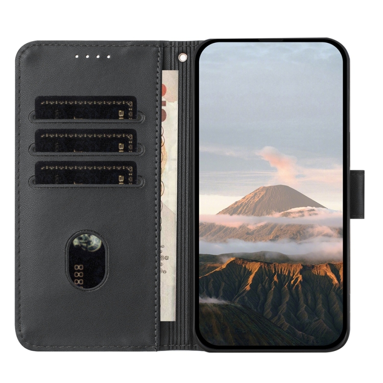 For Samsung Galaxy S23+ 5G Triangle Pattern Buckle Clasp Leather Phone Case(Black) For Samsung Galaxy S23+ 5G Triangle Pattern Buckle Clasp Leather Phone Case(Black)