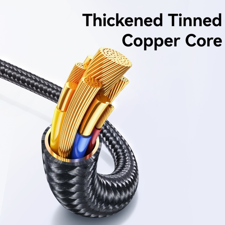 USAMS SJ743 30W USB-C / Type-C to 8 Pin Zinc Alloy Fast Data Cable, Length: 1.2m(Gun Color) USAMS SJ743 30W USB-C / Type-C to 8 Pin Zinc Alloy Fast Data Cable, Length: 1.2m(Gun Color)