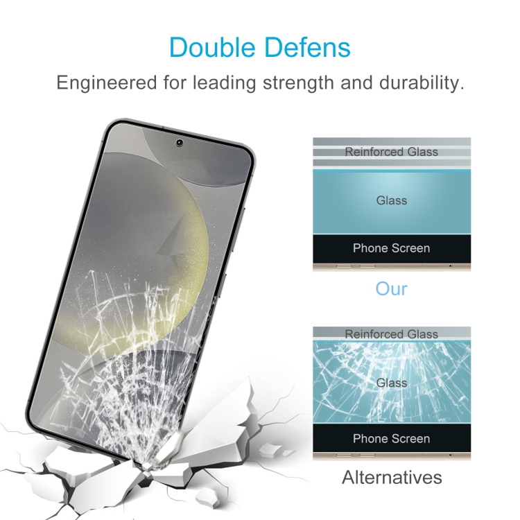 For Samsung Galaxy S25+ 5G 10pcs 0.26mm 9H 2.5D Tempered Glass Film For Samsung Galaxy S25+ 5G 10pcs 0.26mm 9H 2.5D Tempered Glass Film