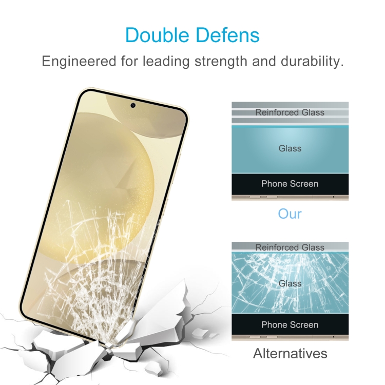 For Samsung Galaxy S24+ 5G 10pcs 0.26mm 9H 2.5D Tempered Glass Film For Samsung Galaxy S24+ 5G 10pcs 0.26mm 9H 2.5D Tempered Glass Film