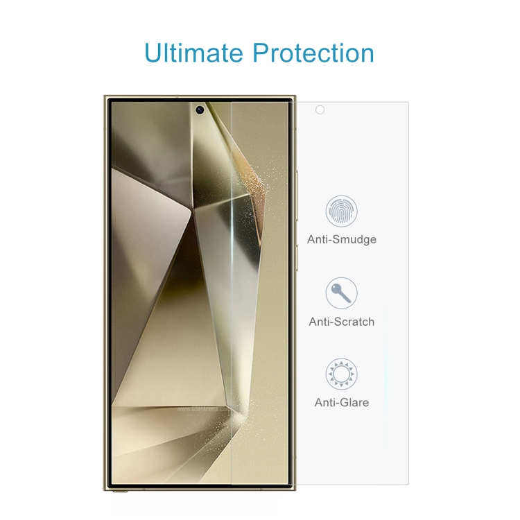 For Samsung Galaxy S24 Ultra 5G 50pcs 0.26mm 9H 2.5D Tempered Glass Film