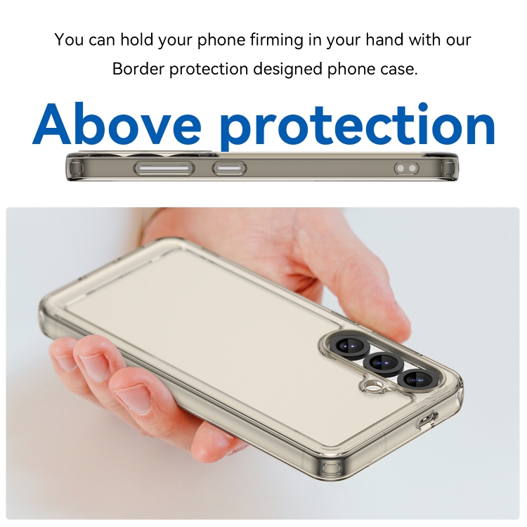 For Samsung Galaxy S25 5G Candy Series TPU Phone Case(Transparent Grey) For Samsung Galaxy S25 5G Candy Series TPU Phone Case(Transparent Grey)