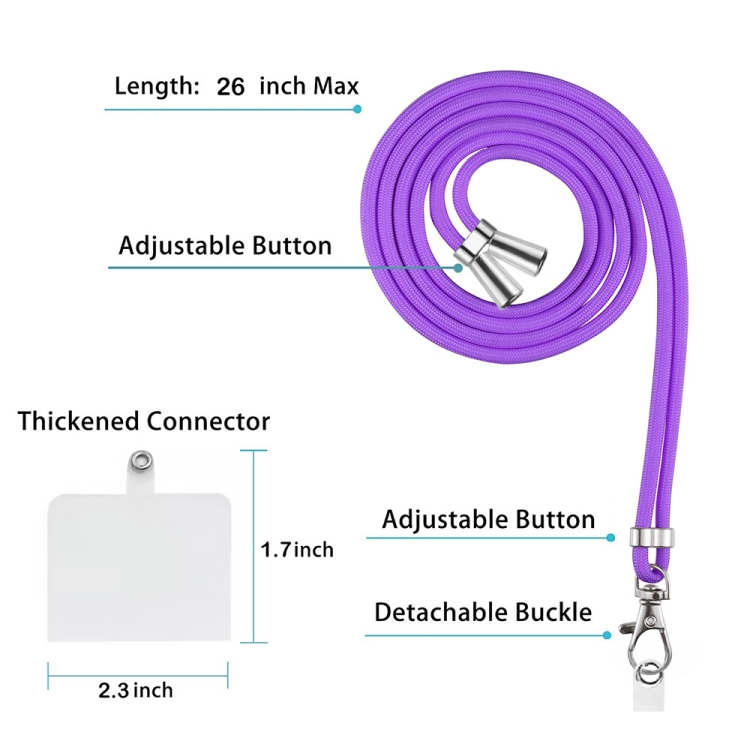For iPhone 16 Plus Electroplating Marble Dual-side IMD Phone Case with Lanyard(Purple 001) For iPhone 16 Plus Electroplating Marble Dual-side IMD Phone Case with Lanyard(Purple 001)