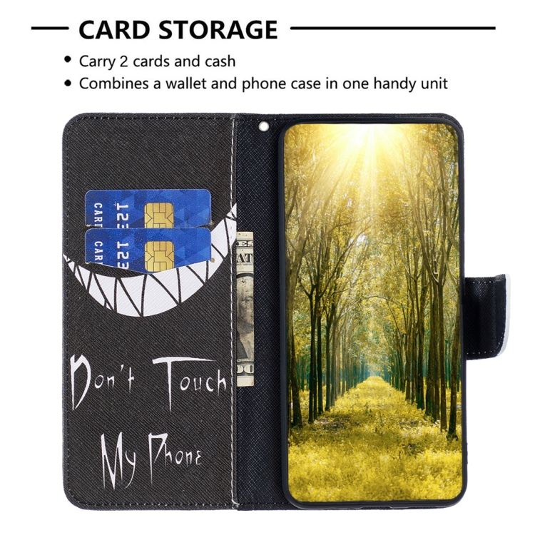 For Samsung Galaxy S25 Ultra 5G Colored Drawing Pattern Leather Phone Case(Smirk) For Samsung Galaxy S25 Ultra 5G Colored Drawing Pattern Leather Phone Case(Smirk)