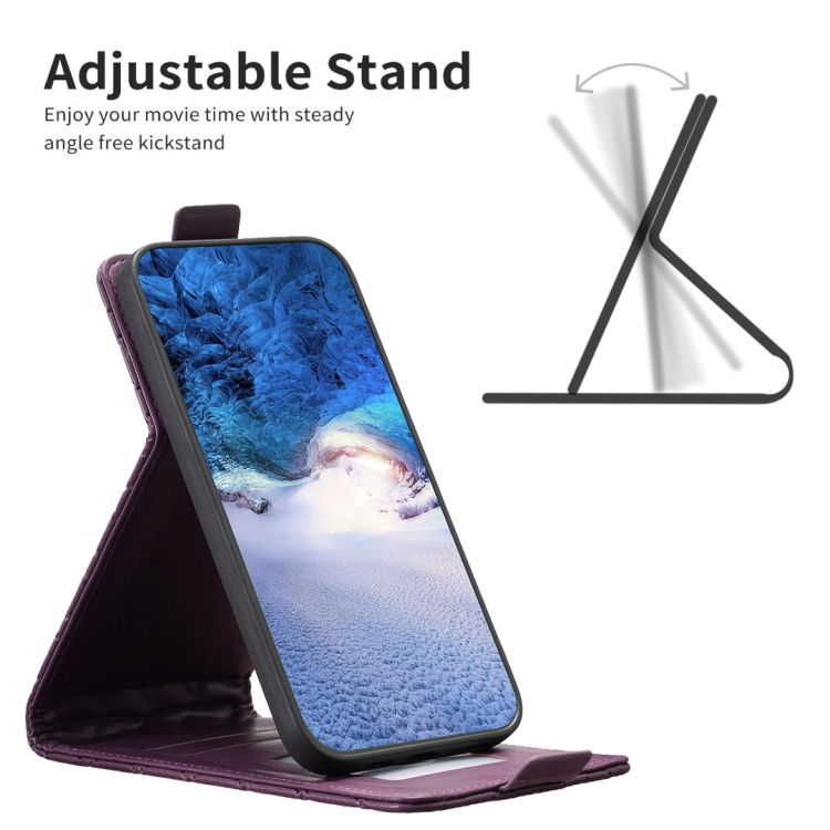 For Samsung Galaxy S25 5G Diamond Lattice Vertical Flip Leather Phone Case(Dark Purple) For Samsung Galaxy S25 5G Diamond Lattice Vertical Flip Leather Phone Case(Dark Purple)