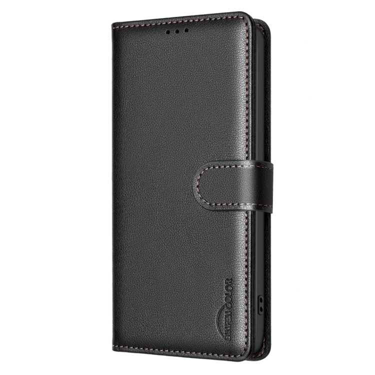 For Samsung Galaxy S25 Ultra 5G Litchi Texture RFID Anti-theft Leather Phone Case(Black) For Samsung Galaxy S25 Ultra 5G Litchi Texture RFID Anti-theft Leather Phone Case(Black)