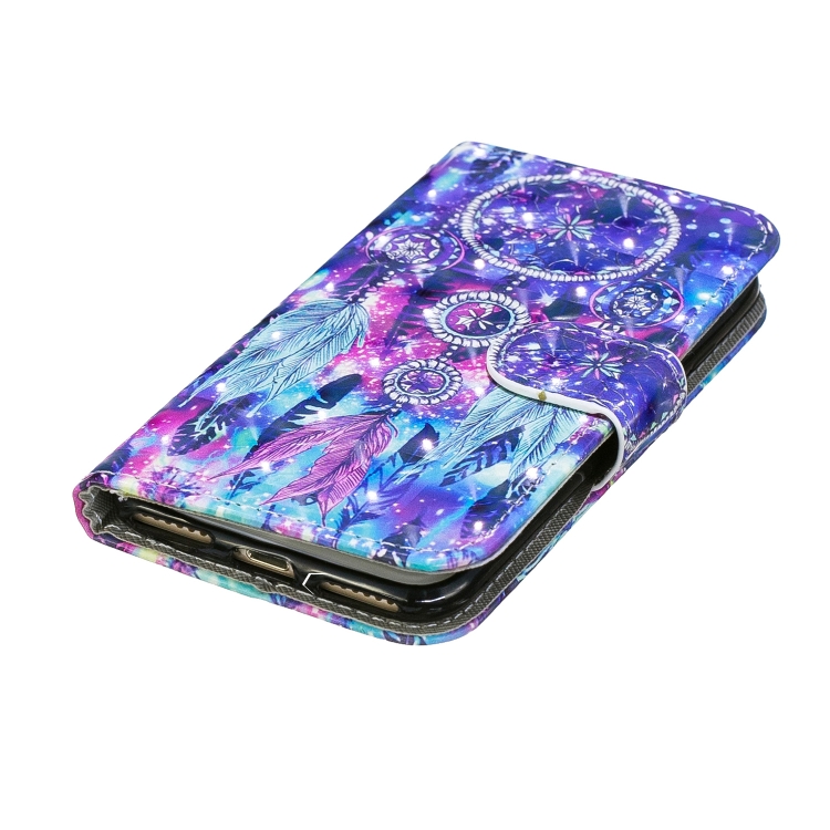 For iPhone 12 / 12 Pro 3D Painted Pattern Horizontal Flip Leather Case with Holder & Wallet & Card slot & Lanyard(Starry Sky Wind Chimes) For iPhone 12 / 12 Pro 3D Painted Pattern Horizontal Flip Leather Case with Holder & Wallet & Card slot & Lanyard(Starry Sky Wind Chimes)