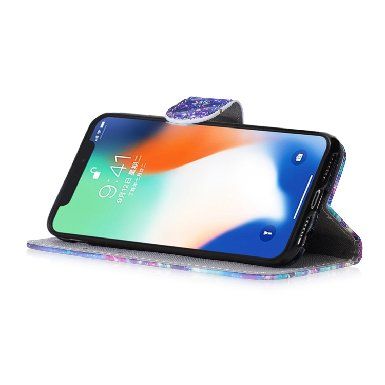 For iPhone 12 / 12 Pro 3D Painted Pattern Horizontal Flip Leather Case with Holder & Wallet & Card slot & Lanyard(Starry Sky Wind Chimes) For iPhone 12 / 12 Pro 3D Painted Pattern Horizontal Flip Leather Case with Holder & Wallet & Card slot & Lanyard(Starry Sky Wind Chimes)