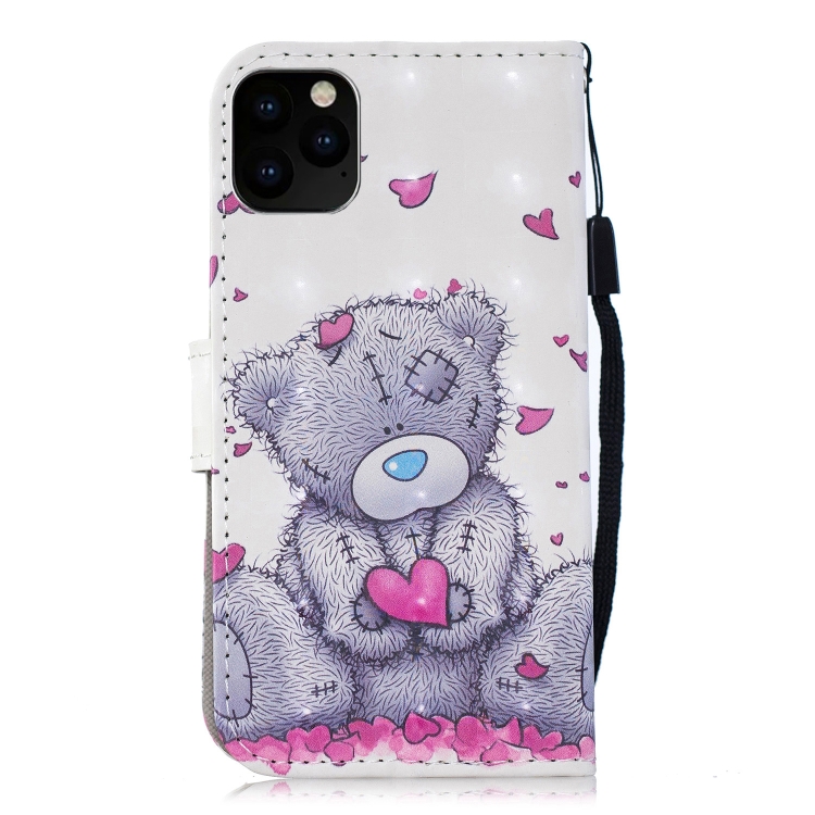 For For iPhone 12 Pro Max 3D Painted Pattern Horizontal Flip Leather Case with Holder & Wallet & Card slot & Lanyard(Love Panda) For For iPhone 12 Pro Max 3D Painted Pattern Horizontal Flip Leather Case with Holder & Wallet & Card slot & Lanyard(Love Panda)
