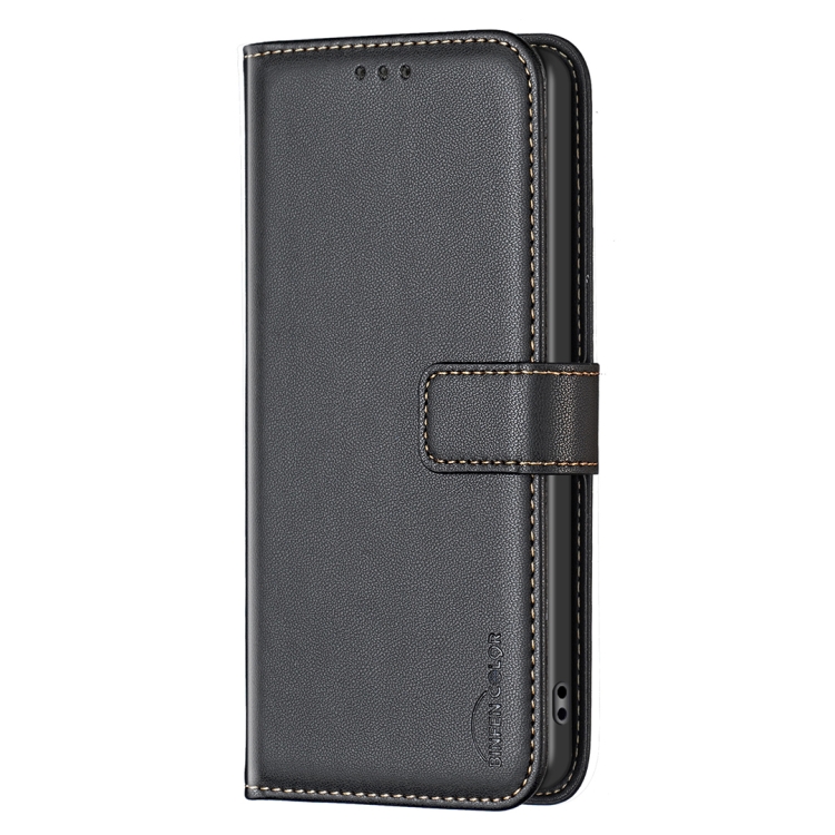 For Samsung Galaxy S25 Ultra 5G Magnetic Buckle Leather Phone Case(Black)