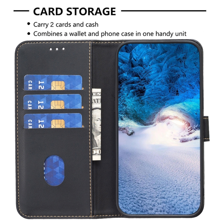 For Samsung Galaxy S25 Ultra 5G Magnetic Buckle Leather Phone Case(Black)