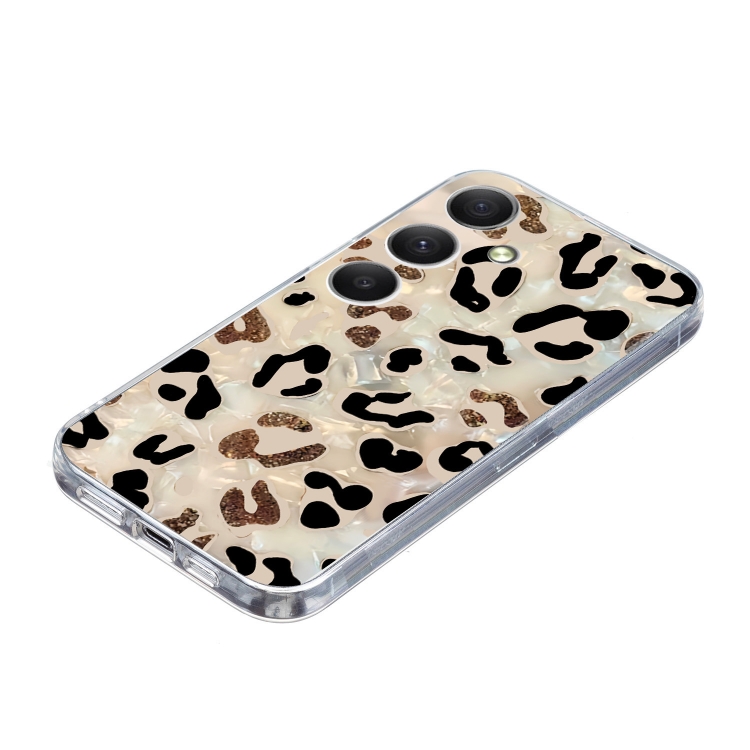 For Samsung Galaxy A36 5G Colorful Painting Pattern TPU Phone Case(Leopard)