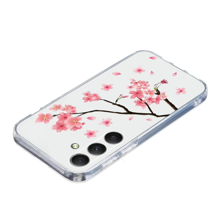 For Samsung Galaxy S24 FE 5G Colorful Painting Pattern TPU Phone Case(Plum Blossom) For Samsung Galaxy S24 FE 5G Colorful Painting Pattern TPU Phone Case(Plum Blossom)
