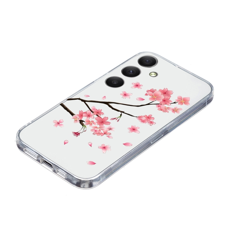 For Samsung Galaxy S24 FE 5G Colorful Painting Pattern TPU Phone Case(Plum Blossom) For Samsung Galaxy S24 FE 5G Colorful Painting Pattern TPU Phone Case(Plum Blossom)