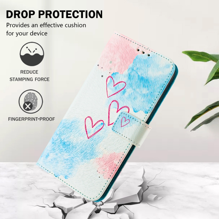 For iPhone 15 Pro Max Art Colored Drawing Pattern Leather Phone Case(LOVE ME) For iPhone 15 Pro Max Art Colored Drawing Pattern Leather Phone Case(LOVE ME)