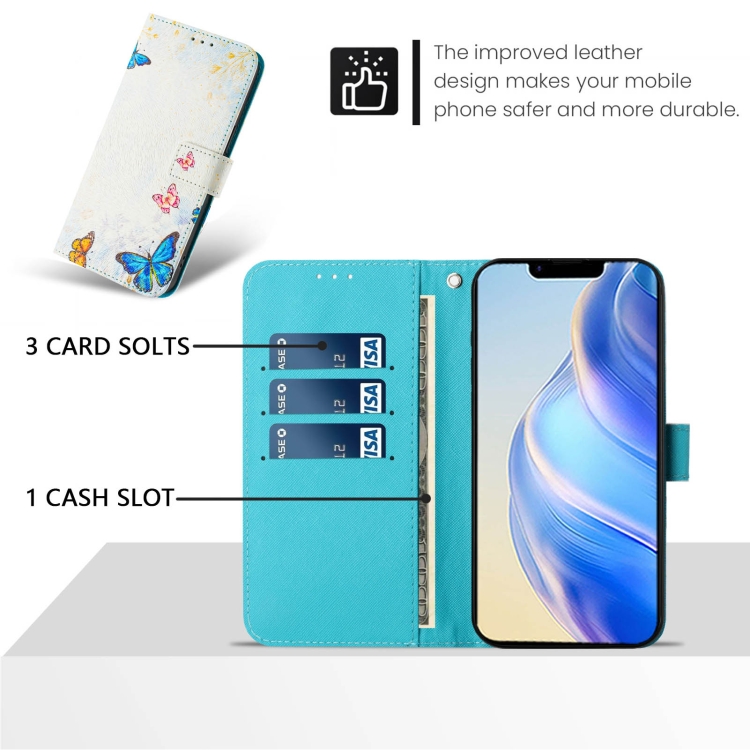 For Samsung Galaxy S21 Ultra 5G Art Colored Drawing Pattern Leather Phone Case(Butterfly house) For Samsung Galaxy S21 Ultra 5G Art Colored Drawing Pattern Leather Phone Case(Butterfly house)