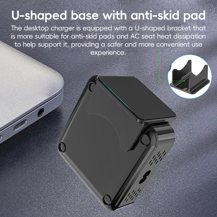 200W GaN 3 Type-C 2 USB Multi Ports Sharing Desktop Charger, Plug:US Plug(Grey) 200W GaN 3 Type-C 2 USB Multi Ports Sharing Desktop Charger, Plug:US Plug(Grey)