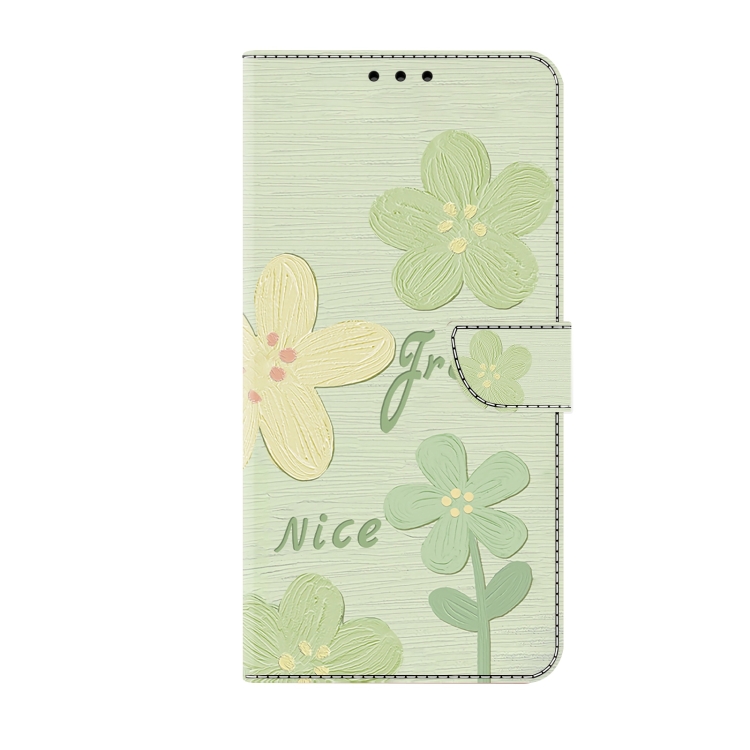 For Samsung Galaxy S23+ 5G Fresh Painted Leather Phone Case(Fresh Flowers) For Samsung Galaxy S23+ 5G Fresh Painted Leather Phone Case(Fresh Flowers)