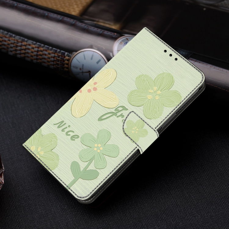 For Samsung Galaxy S23+ 5G Fresh Painted Leather Phone Case(Fresh Flowers) For Samsung Galaxy S23+ 5G Fresh Painted Leather Phone Case(Fresh Flowers)