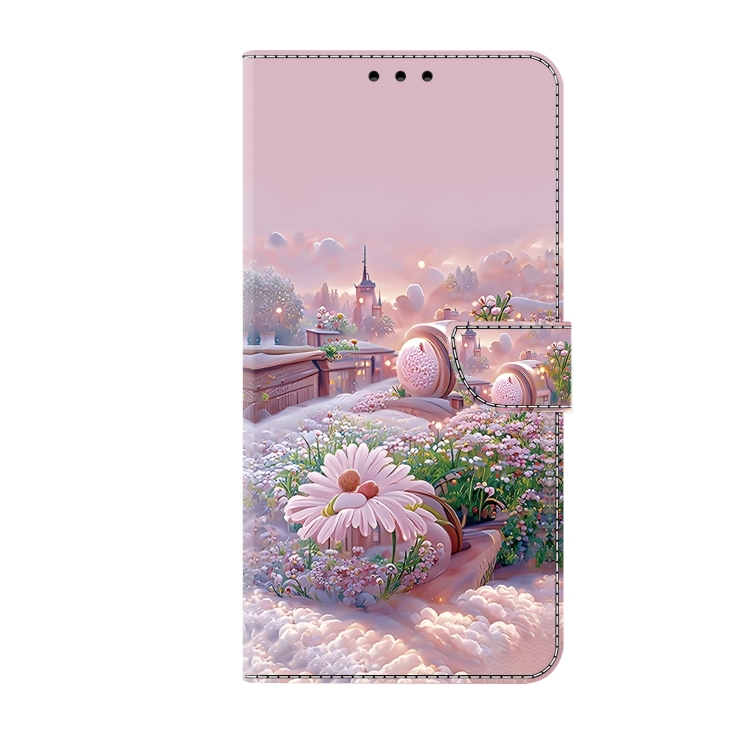 For Samsung Galaxy S22+ 5G Fresh Painted Leather Phone Case(Garden) For Samsung Galaxy S22+ 5G Fresh Painted Leather Phone Case(Garden)