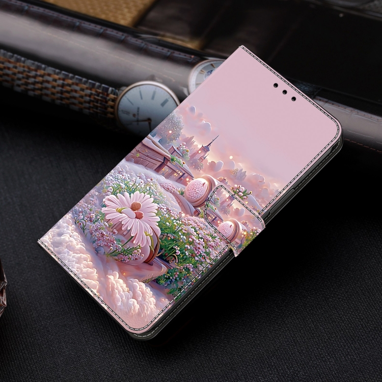 For Samsung Galaxy S22+ 5G Fresh Painted Leather Phone Case(Garden) For Samsung Galaxy S22+ 5G Fresh Painted Leather Phone Case(Garden)