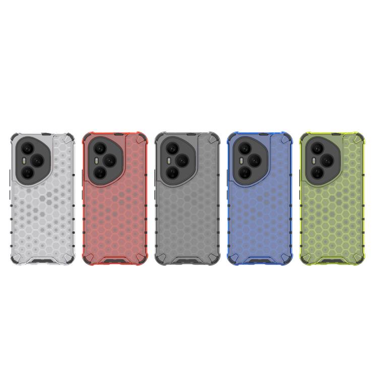 For Honor 400 Pro Global 160.8mm Honeycomb Shockproof Phone Case(White)