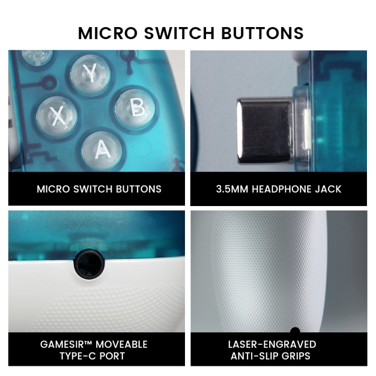 GameSir X3 Pro Northern Lights Cooling Stretchable Game Controller GameSir X3 Pro Northern Lights Cooling Stretchable Game Controller
