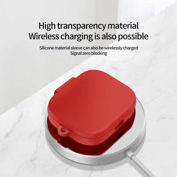 For Xiaomi Redmi Buds Earphone Silicone Protective Case(White)