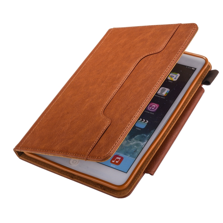 For iPad mini 6 / mini 2024 Hardware Buckle Smart Leather Tablet Case(Brown) For iPad mini 6 / mini 2024 Hardware Buckle Smart Leather Tablet Case(Brown)