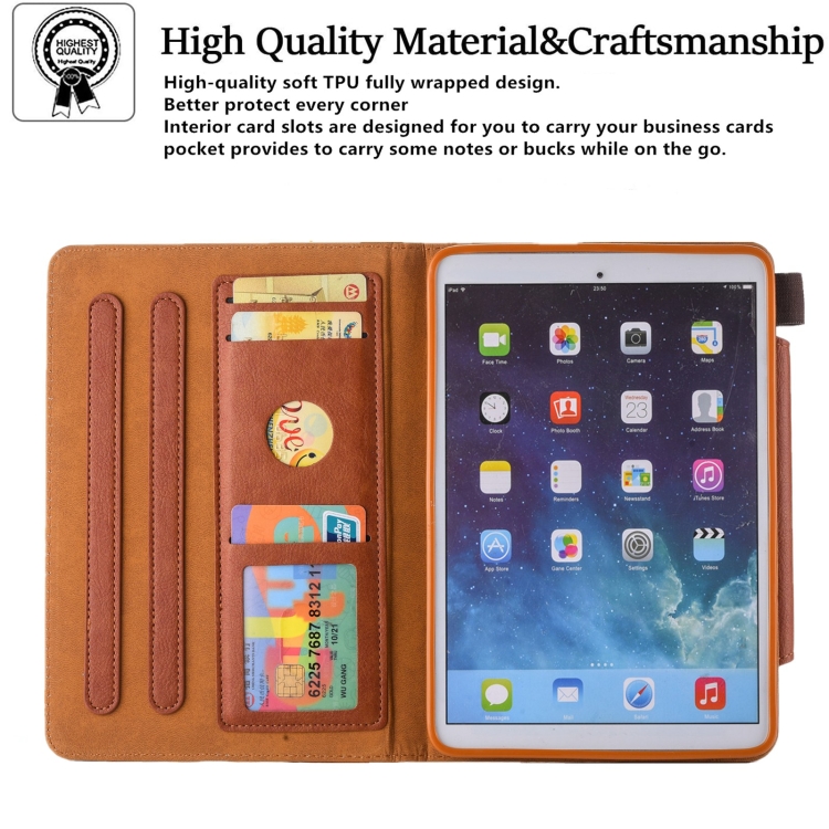 For iPad mini 6 / mini 2024 Hardware Buckle Smart Leather Tablet Case(Brown) For iPad mini 6 / mini 2024 Hardware Buckle Smart Leather Tablet Case(Brown)