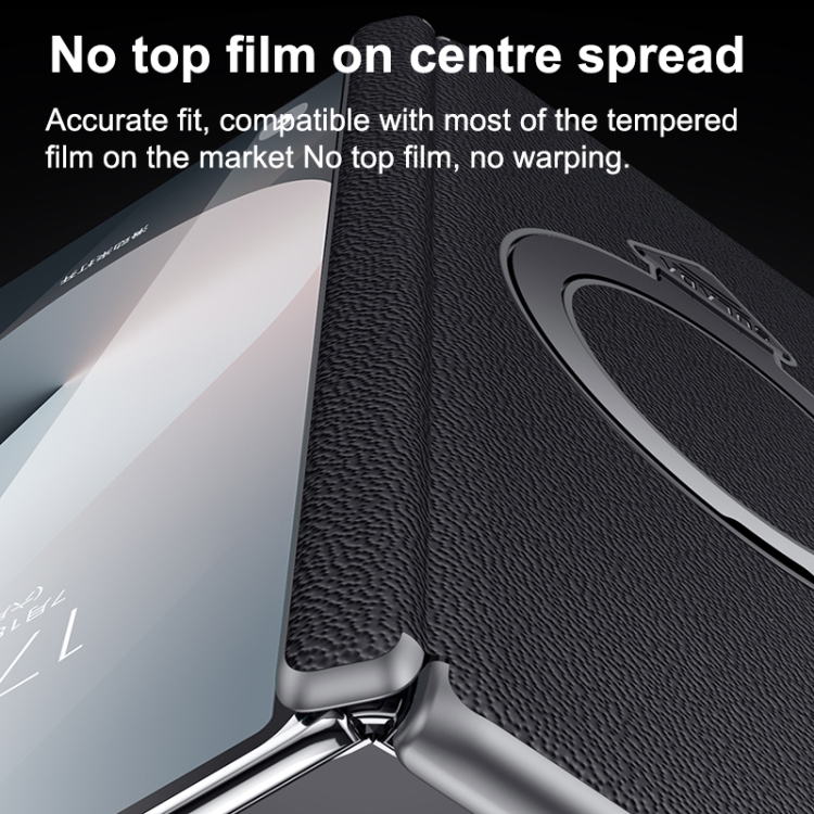 For Samsung Galaxy Z Fold 5 SULADA Top Grain Leather MagSafe Magnetic Holder Phone Case(Brown) For Samsung Galaxy Z Fold 5 SULADA Top Grain Leather MagSafe Magnetic Holder Phone Case(Brown)