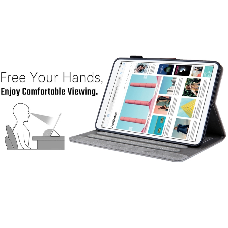 For iPad mini 6 / mini 2024 Fabric Contrast Color Smart Leather Tablet Case(Grey) For iPad mini 6 / mini 2024 Fabric Contrast Color Smart Leather Tablet Case(Grey)