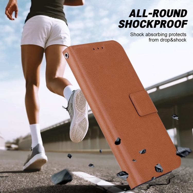 For iPhone 13 Pro Max Ultra-thin Voltage Magnetic Buckle Leather Phone Case(Brown) For iPhone 13 Pro Max Ultra-thin Voltage Magnetic Buckle Leather Phone Case(Brown)