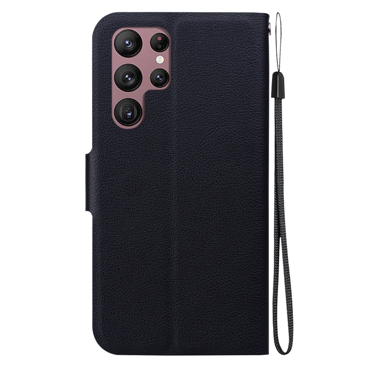 For Samsung Galaxy S22 5G Ultra-thin Voltage Magnetic Buckle Leather Phone Case(Black) For Samsung Galaxy S22 5G Ultra-thin Voltage Magnetic Buckle Leather Phone Case(Black)
