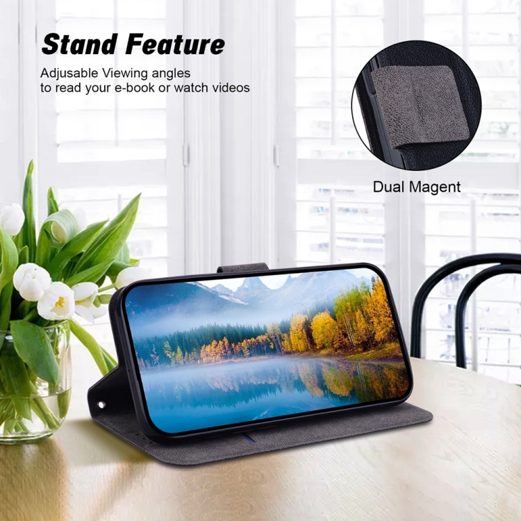 For Samsung Galaxy S22 5G Ultra-thin Voltage Magnetic Buckle Leather Phone Case(Black) For Samsung Galaxy S22 5G Ultra-thin Voltage Magnetic Buckle Leather Phone Case(Black)