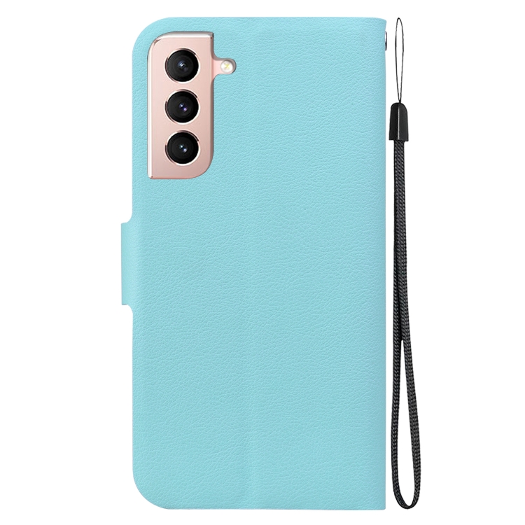 For Samsung Galaxy S21+ 5G Ultra-thin Voltage Magnetic Buckle Leather Phone Case(Green)
