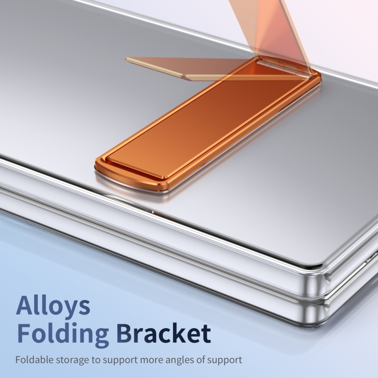 For Samsung Galaxy Z Fold6 Ice-Cold Holder PC Hybrid TPU Phone Case(Orange) For Samsung Galaxy Z Fold6 Ice-Cold Holder PC Hybrid TPU Phone Case(Orange)