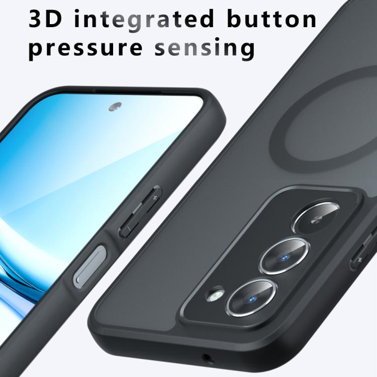 For Redmi 15 5G Global / 15 4G SEA 169mm Armor MagSafe PC Hybrid TPU Phone Case(Frosted Black)