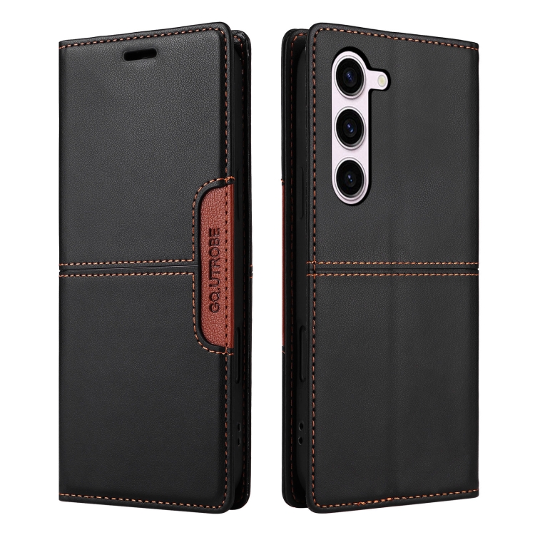 For Samsung Galaxy S23+ 5G GQUTROBE G01 RFID Anti-theft Leather Phone Case(Black) For Samsung Galaxy S23+ 5G GQUTROBE G01 RFID Anti-theft Leather Phone Case(Black)